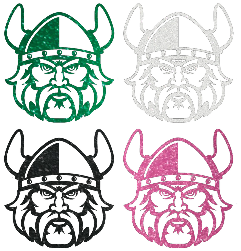 Cleveland State Vikings Metallic Sparkle Team Logo Premium DieCut Vinyl Decal PICK COLOR & SIZE