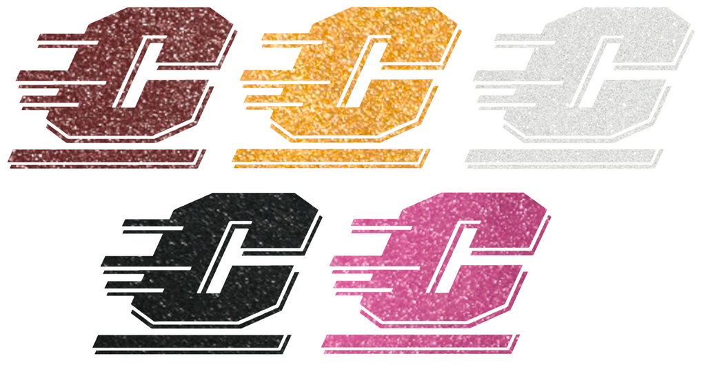 Central Michigan Chippewas Metallic Sparkle Team Logo Premium DieCut Vinyl Decal PICK COLOR & SIZE