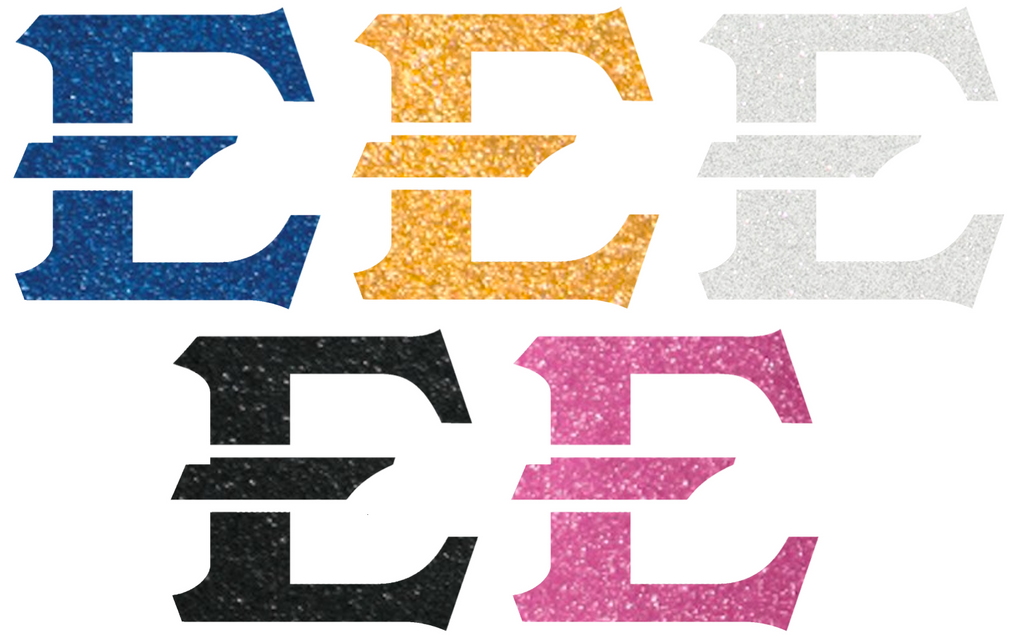 ETSU Buccaneers Metallic Sparkle Team Logo Premium DieCut Vinyl Decal PICK COLOR & SIZE