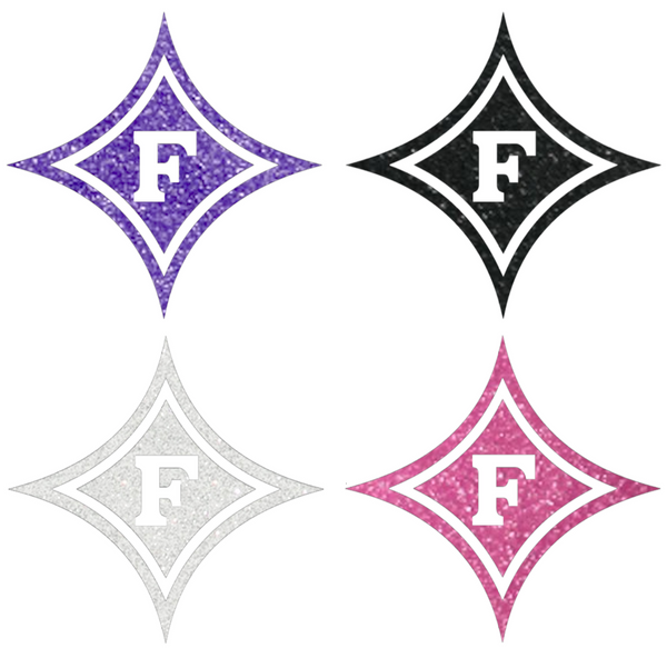 Furman Paladins Metallic Sparkle Team Logo Premium DieCut Vinyl Decal PICK COLOR & SIZE