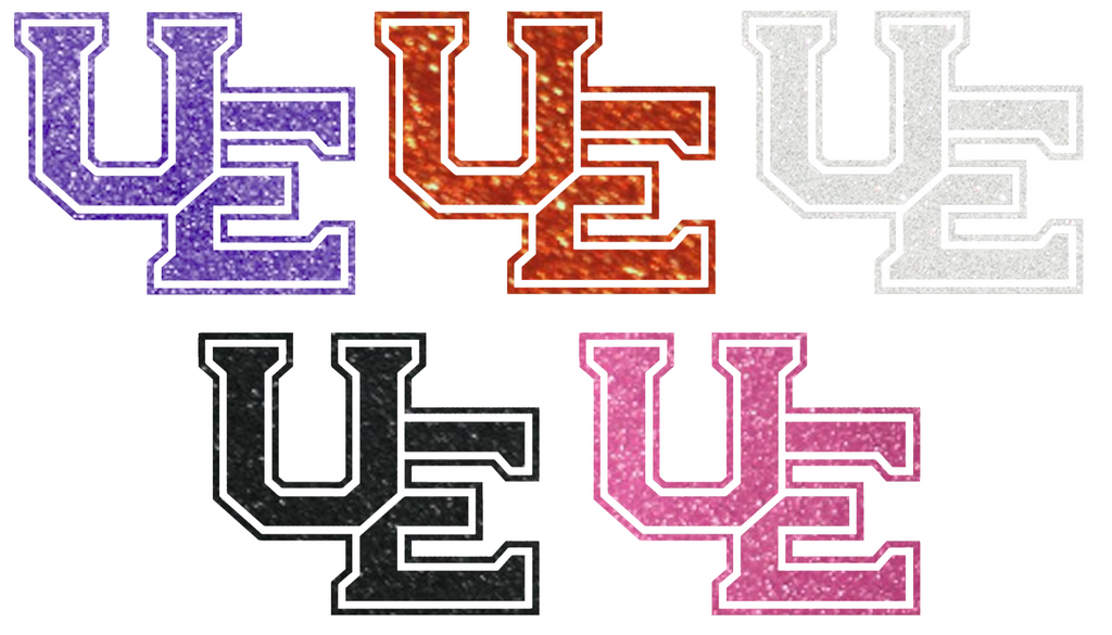 Evansville Purple Aces Metallic Sparkle Team Logo Premium DieCut Vinyl Decal PICK COLOR & SIZE