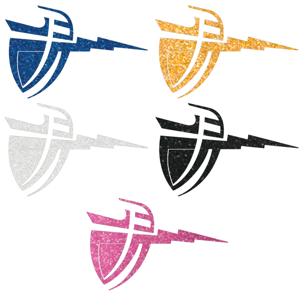 California Baptist Lancers Metallic Sparkle Team Logo Premium DieCut Vinyl Decal PICK COLOR & SIZE