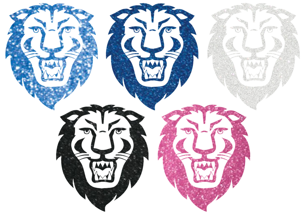 Columbia Lions Metallic Sparkle Team Logo Premium DieCut Vinyl Decal PICK COLOR & SIZE