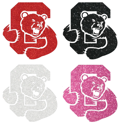 Cornell Big Red Metallic Sparkle Team Logo Premium DieCut Vinyl Decal PICK COLOR & SIZE