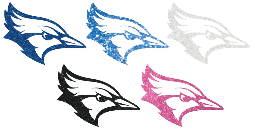 Creighton Blue Jays Metallic Sparkle Mascot Logo Premium DieCut Vinyl Decal PICK COLOR & SIZE