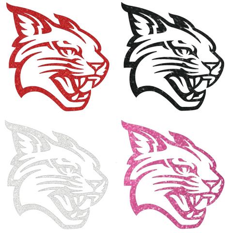 Davidson Wildcats Metallic Sparkle Team Logo Premium DieCut Vinyl Decal PICK COLOR & SIZE
