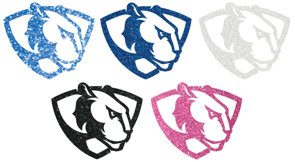 Eastern Illinois Panthers Metallic Sparkle Team Logo Premium DieCut Vinyl Decal PICK COLOR & SIZE