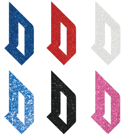 Duquesne Dukes Metallic Sparkle Team Logo Premium DieCut Vinyl Decal PICK COLOR & SIZE