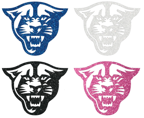 Georgia State Panthers Metallic Sparkle Team Logo Premium DieCut Vinyl Decal PICK COLOR & SIZE