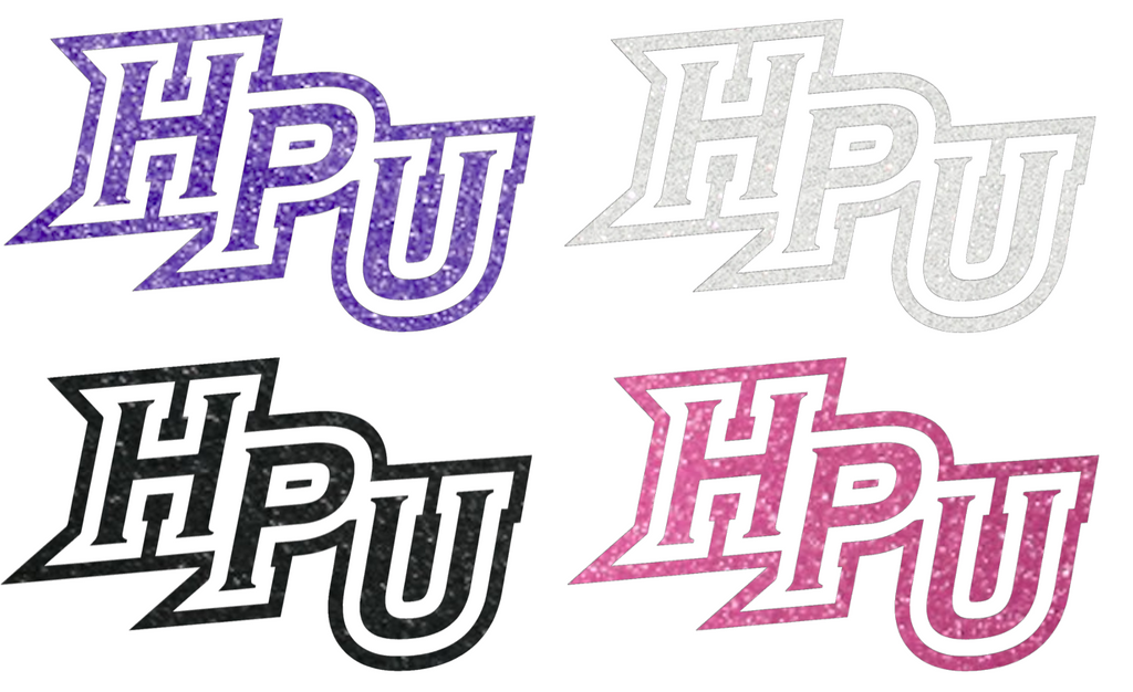 High Point Panthers Metallic Sparkle Team Logo Premium DieCut Vinyl Decal PICK COLOR & SIZE