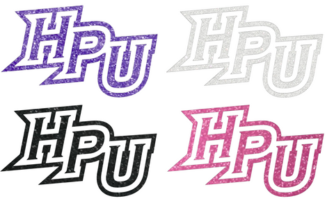 High Point Panthers Metallic Sparkle Team Logo Premium DieCut Vinyl Decal PICK COLOR & SIZE