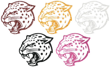 IUPUI Jaguars Metallic Sparkle Team Logo Premium DieCut Vinyl Decal PICK COLOR & SIZE