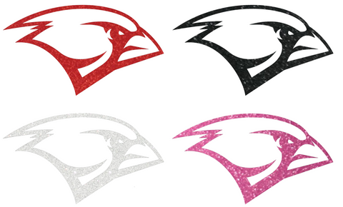 Incarnate Word Cardinals Metallic Sparkle Team Logo Premium DieCut Vinyl Decal PICK COLOR & SIZE