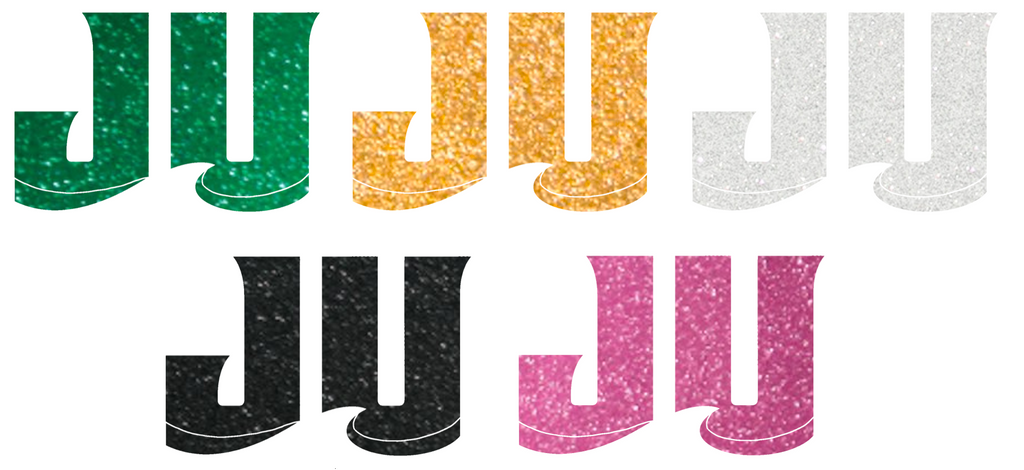 Jacksonville Dolphins Metallic Sparkle JU Logo Premium DieCut Vinyl Decal PICK COLOR & SIZE