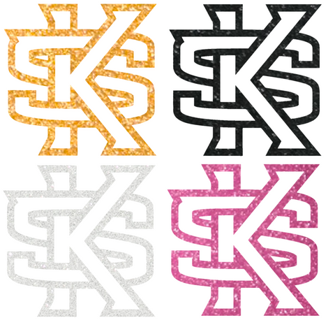 Kennesaw State Owls Metallic Sparkle Team Logo Premium DieCut Vinyl Decal PICK COLOR & SIZE