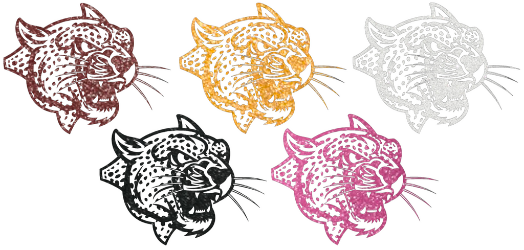 Lafayette Leopards Metallic Sparkle Team Logo Premium DieCut Vinyl Decal PICK COLOR & SIZE