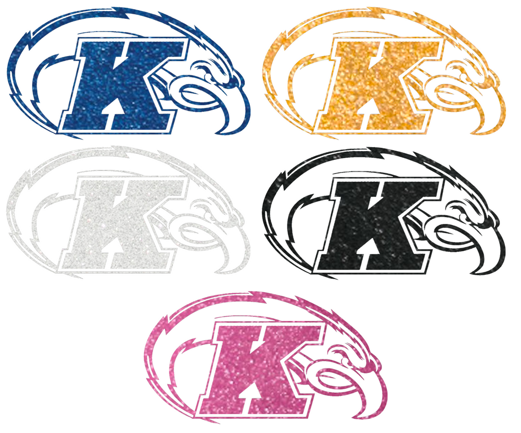 Kent State Golden Flashes Metallic Sparkle Team Logo Premium DieCut Vinyl Decal PICK COLOR & SIZE