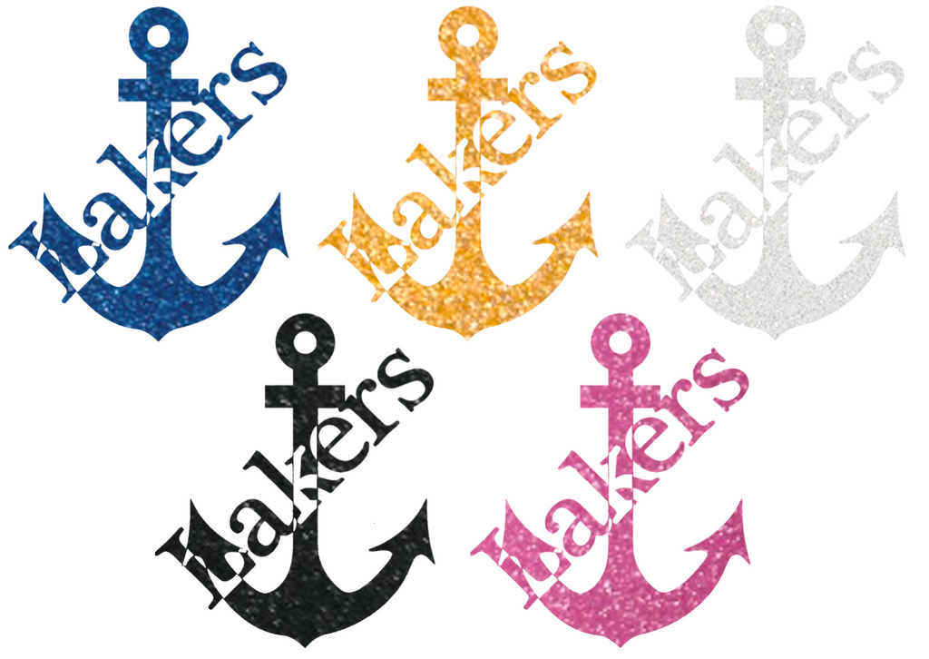 Lake Superior State Lakers Metallic Sparkle Team Logo Premium DieCut Vinyl Decal PICK COLOR & SIZE