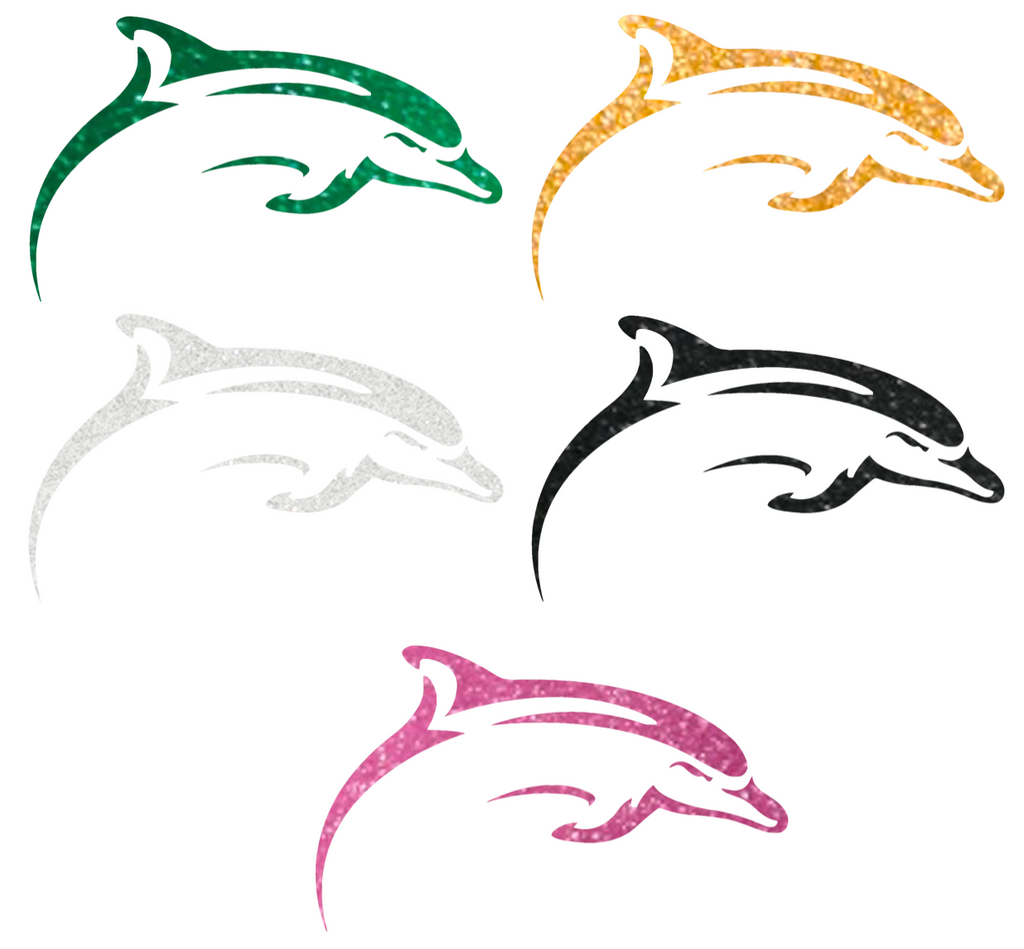 Le Moyne Dolphins Metallic Sparkle Team Logo Premium DieCut Vinyl Decal PICK COLOR & SIZE