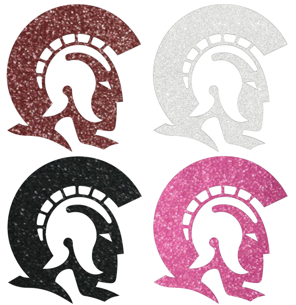 Little Rock Trojans Metallic Sparkle Team Logo Premium DieCut Vinyl Decal PICK COLOR & SIZE