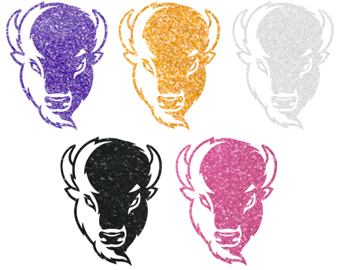 Lipscomb Bisons Metallic Sparkle Mascot Logo Premium DieCut Vinyl Decal PICK COLOR & SIZE