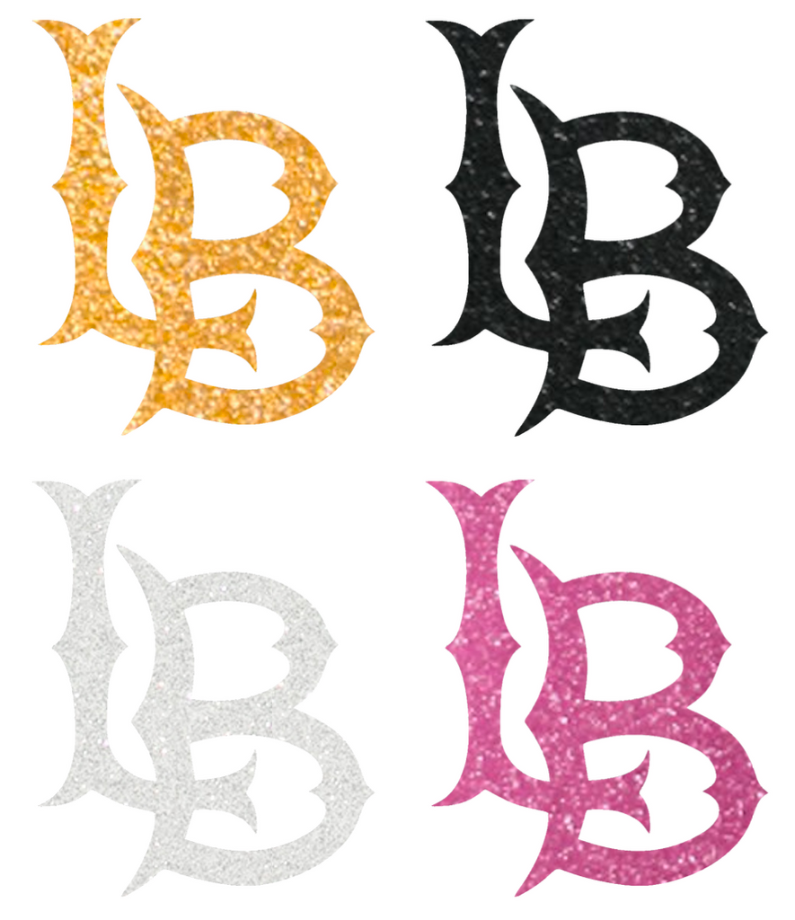 Long Beach State 49ers Metallic Sparkle Team Logo Premium DieCut Vinyl Decal PICK COLOR & SIZE