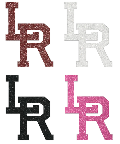 Little Rock Trojans Metallic Sparkle LR Logo Premium DieCut Vinyl Decal PICK COLOR & SIZE
