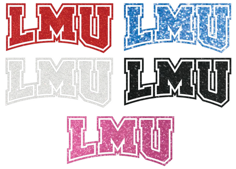 Loyola Marymount Lions Metallic Sparkle Team Logo Premium DieCut Vinyl Decal PICK COLOR & SIZE