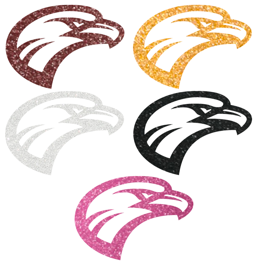 Louisiana Monroe Warhawks Metallic Sparkle Mascot Logo Premium DieCut Vinyl Decal PICK COLOR & SIZE