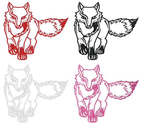 Marist Red Foxes Metallic Sparkle Mascot Logo Premium DieCut Vinyl Decal PICK COLOR & SIZE