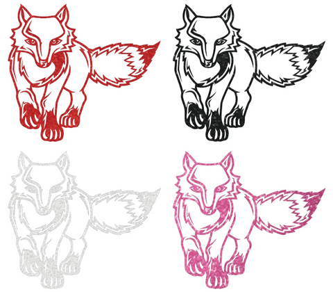 Marist Red Foxes Metallic Sparkle Mascot Logo Premium DieCut Vinyl Decal PICK COLOR & SIZE