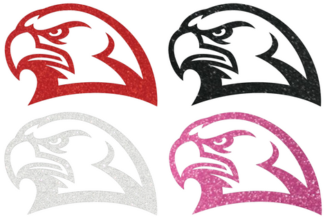 Miami Ohio Redhawks Metallic Sparkle Mascot Logo Premium DieCut Vinyl Decal PICK COLOR & SIZE