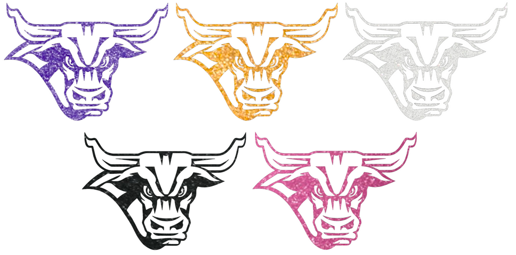 Minnesota State Mavericks Metallic Sparkle Team Logo Premium DieCut Vinyl Decal PICK COLOR & SIZE