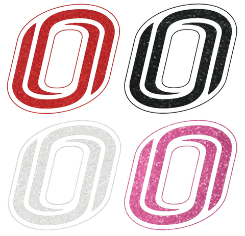 Nebraska Omaha Mavericks Metallic Sparkle Team Logo Premium DieCut Vinyl Decal PICK COLOR & SIZE