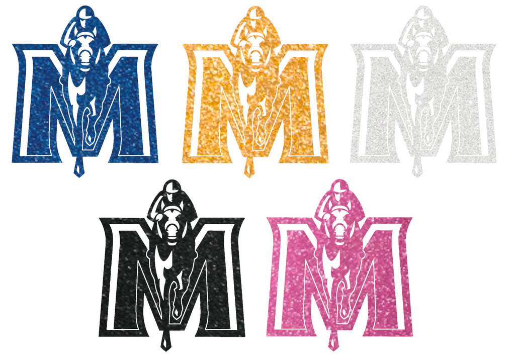 Murray State Racers Metallic Sparkle Team Logo Premium DieCut Vinyl Decal PICK COLOR & SIZE