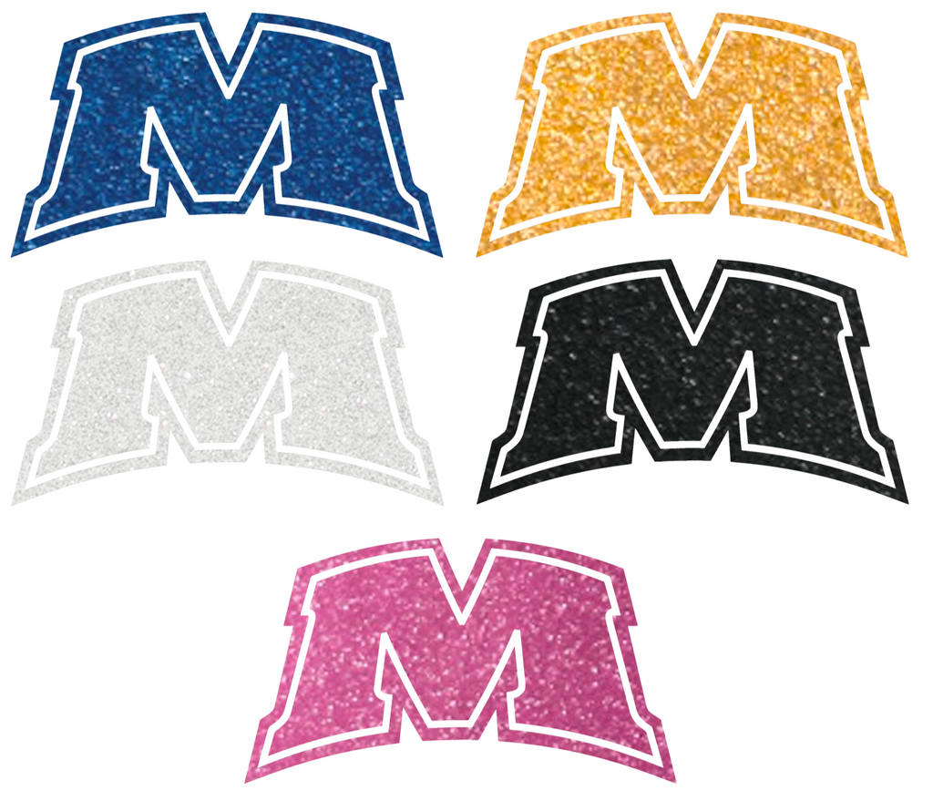 Morehead State Eagles Metallic Sparkle M Logo Premium DieCut Vinyl Decal PICK COLOR & SIZE