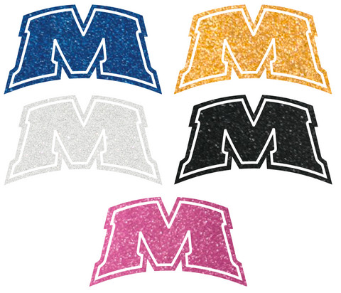 Morehead State Eagles Metallic Sparkle M Logo Premium DieCut Vinyl Decal PICK COLOR & SIZE