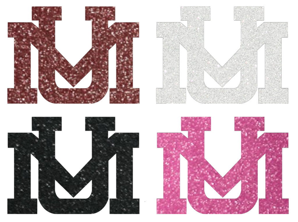 Montana Grizzlies Metallic Sparkle UM Logo Premium DieCut Vinyl Decal PICK COLOR & SIZE