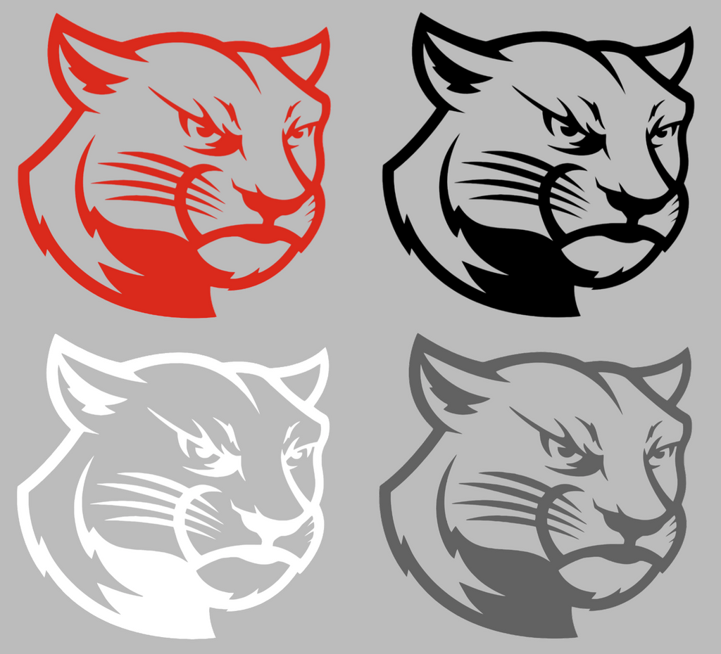 SIU Edwardsville Cougars Team Logo Premium DieCut Vinyl Decal PICK COLOR & SIZE