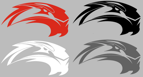 SIU Edwardsville Cougars Team Retro Throwback Logo Premium DieCut Vinyl Decal PICK COLOR & SIZE