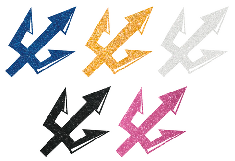 UC San Diego Tritons Metallic Sparkle Team Logo Premium DieCut Vinyl Decal PICK COLOR & SIZE