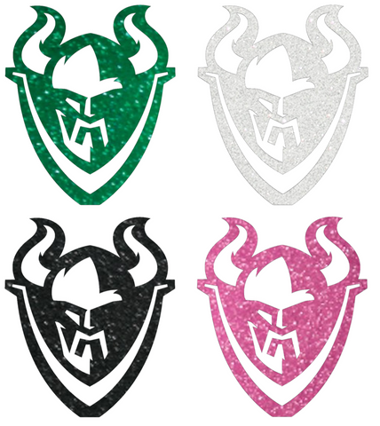 Portland State Vikings Metallic Sparkle Mascot Logo Premium DieCut Vinyl Decal PICK COLOR & SIZE