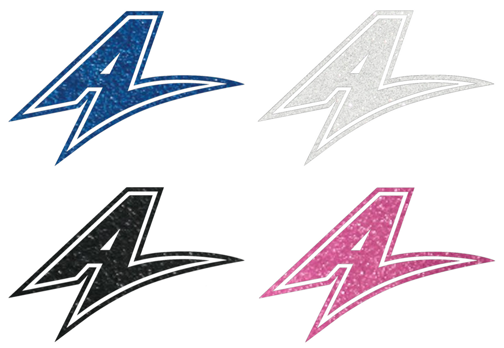 North Carolina Asheville Bulldogs Metallic Sparkle A Logo Premium DieCut Vinyl Decal PICK COLOR & SIZE