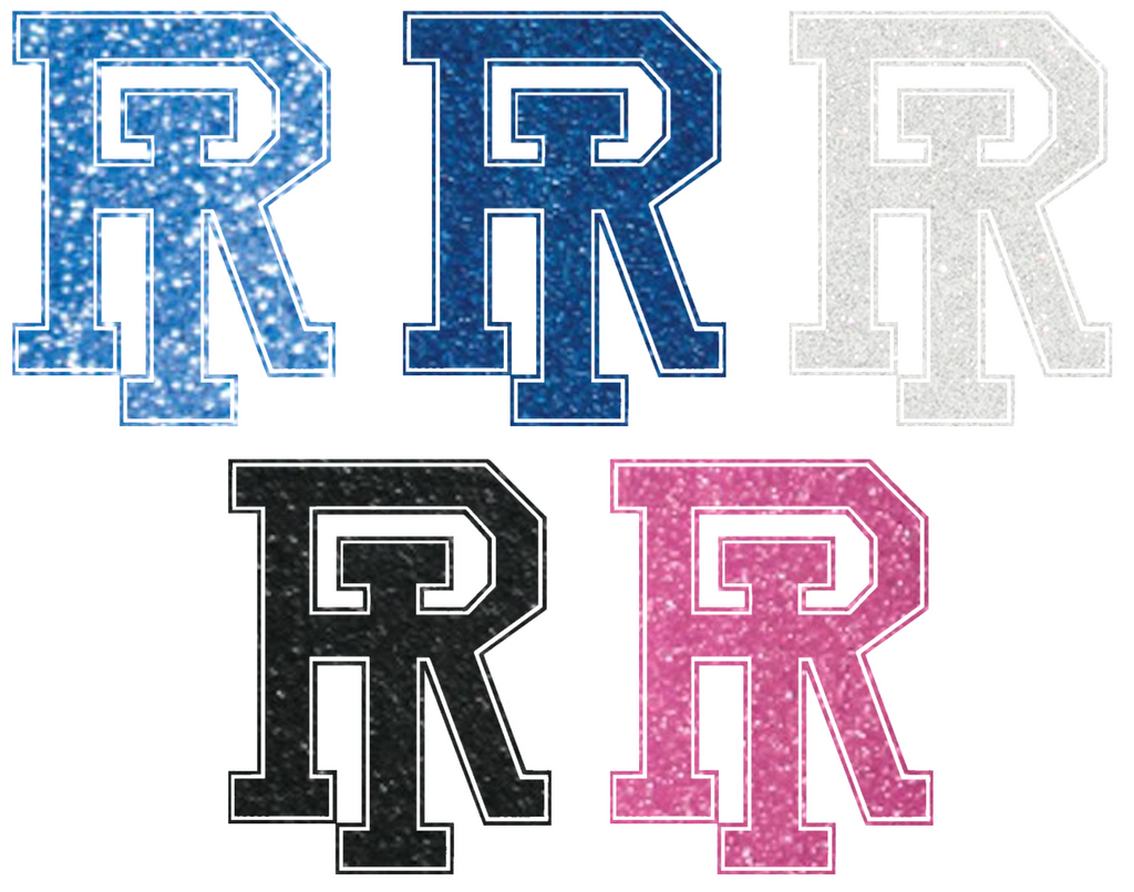 Rhode Island Rams Metallic Sparkle Team Logo Premium DieCut Vinyl Decal PICK COLOR & SIZE