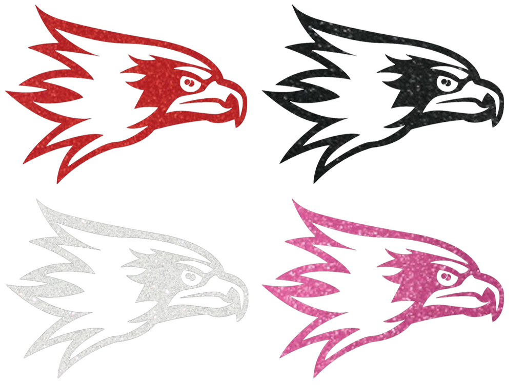 SE Missouri State Redhawks Metallic Sparkle Team Logo Premium DieCut Vinyl Decal PICK COLOR & SIZE