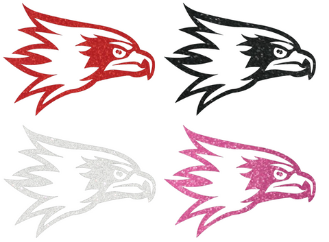 SE Missouri State Redhawks Metallic Sparkle Team Logo Premium DieCut Vinyl Decal PICK COLOR & SIZE
