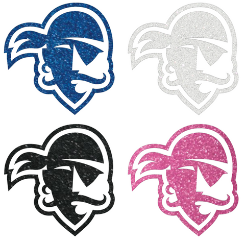 Seton Hall Pirates Metallic Sparkle Team Logo Premium DieCut Vinyl Decal PICK COLOR & SIZE