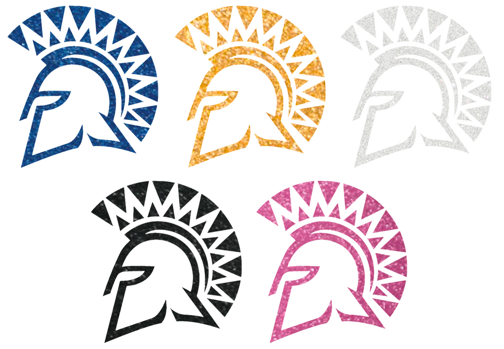 San Jose State Spartans Metallic Sparkle Team Logo Premium DieCut Vinyl Decal PICK COLOR & SIZE