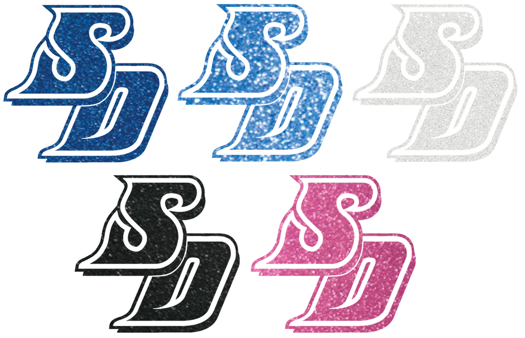 San Diego Toreros Metallic Sparkle Team Logo Premium DieCut Vinyl Decal PICK COLOR & SIZE