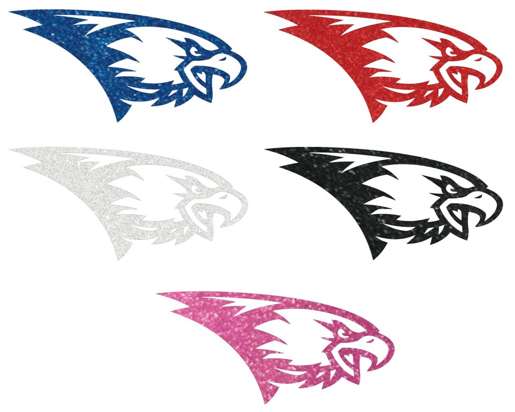Southern Indiana Screaming Eagles Metallic Sparkle Team Logo Premium DieCut Vinyl Decal PICK COLOR & SIZE
